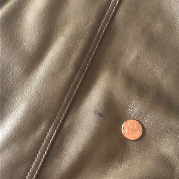 COPY - Burberry brown leather moto jacket size US 2 - Picture 8 of 8